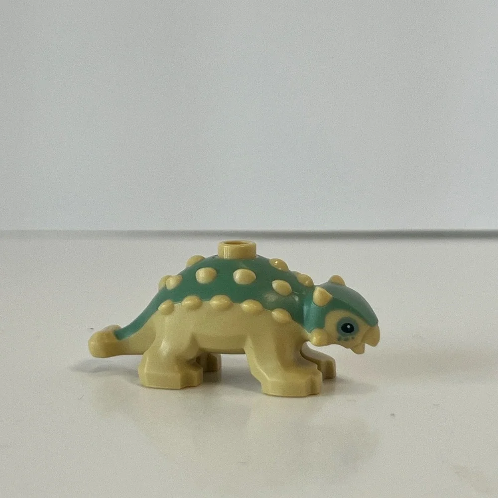 LEGO Jurassic World‎ Baby Ankylosaurus Dinosaur Figure Tan Sand Green 67443